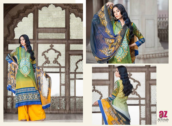 Mahnoor Sunshine Yellow Unstitched Suit