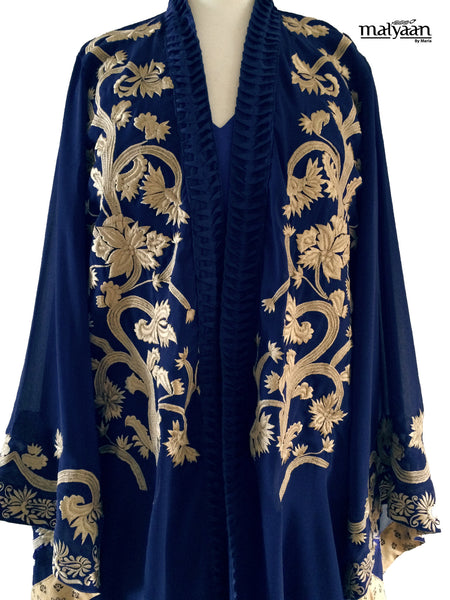 Blue Georgette Kimono