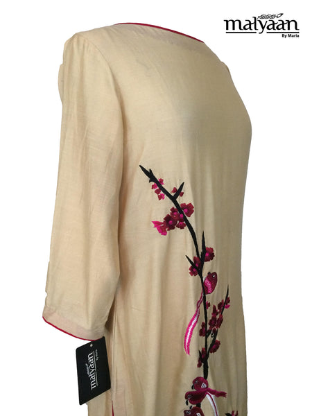 Beige Khaadi Silk top
