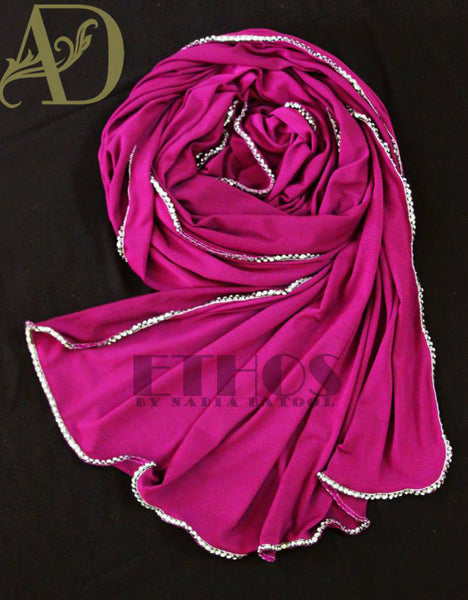 Magenta Jersey Hijab